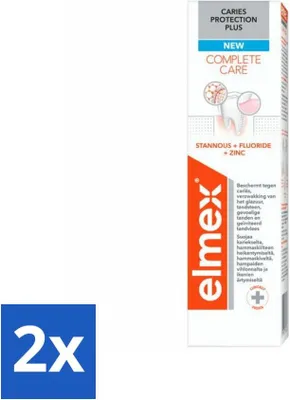 Produktbild von Elmex - Zahnpasta - Kariesschutz Plus - Komplettpflege - 75 ml - Vorteilspack - 2 Stücke