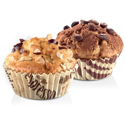Produktbild von Tescoma 630604, Cupcake-/Muffin-Cups, Rund, Gerillte Oberfläche, Beige, Braun, 30 mm, 6 cm
