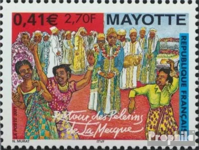 Produktbild von Briefmarken Mayotte 2001 Mi 97 (kompl.Ausg.) postfrisch Mekkapilger