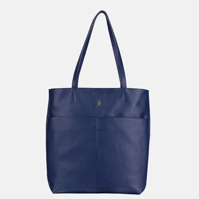 Produktbild von SUZANA - Marineblaue Umhängetasche aus Leder