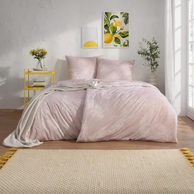 Produktbild von Estella Mako Interlock Jersey Bettwäsche Rosalina flieder 135x200 cm + 80x80 cm