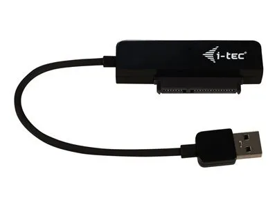Zdjęcie produktu dla i-tec MYSAFEU313, Obudowa HDD/SSD, 2.5", SATA, druga generacja szeregowej magistrali komputerowej (serial ATA II), Serial ATA III, 5 Gbit/s, Połączenie USB, Czarny