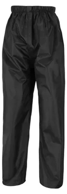 Image de Pantalon de pluie pour enfants Result Core Stormdri LT782 (5-6 ans) (noir)