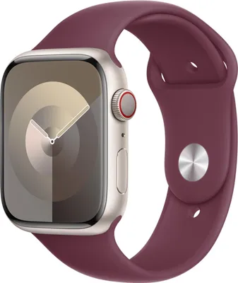Productafbeelding van Apple Sport Band voor de Apple Watch | 44/45/46/49 mm - Maat S/M - Mulberry
