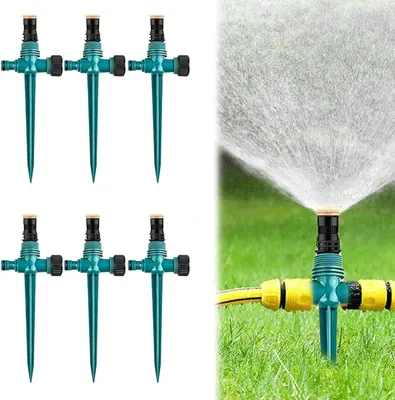 Produktbild von 6 automatische Rasensprenger mit 360°-Drehfunktion