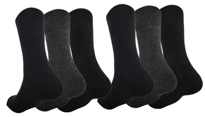 Produktbild von 6 Paar Herren Wintersocken Innenfrottee Socken 6 Paar 43-46