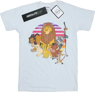 Produktbild von Disney - "The Lion King Pride Family" T-Shirt für Damen BI29121 (XXL) (Weiß)