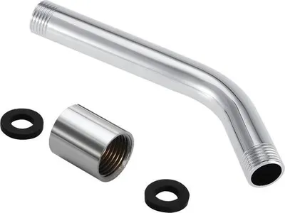 Produktbild von Duschkopf-Verlängerungsrohr G1/2-Gewinde Edelstahl-Verlängerungsarm Handbrause-Verlängerungsrohr für Handbrause-Verlängerung Badezimmerzubehör