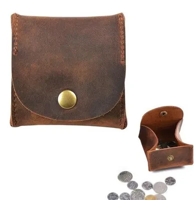 Produktbild von Braun leder Portemonnaie - klassische Design - braun