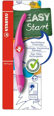 Zdjęcie produktu dla STABILO EASYoriginal, Długopis z wkładem, Różowy, Niebieski, 0,5 mm, Średni, Praworęczny