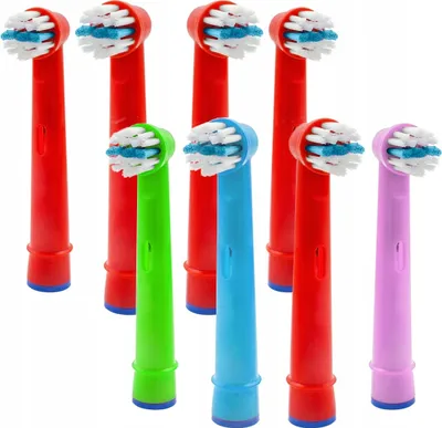 Produktbild von Oral-B Aufsteckbürsten Kinder Mix kompatibel elektrisch bunt 8 Stück