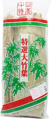 Produktbild von Bambus Blätter getrocknet für Zongzi 454g