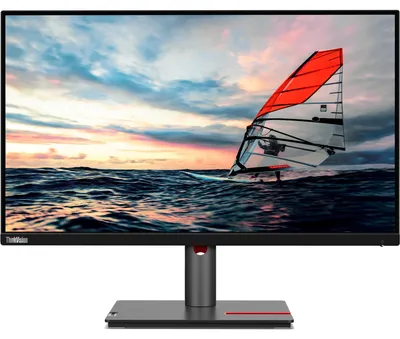 Produktbild von Lenovo ThinkVision P25i-30, 62,2 cm (24.5"), 1920 x 1080 Pixel, Full HD, LED, 6 ms, Schwarz