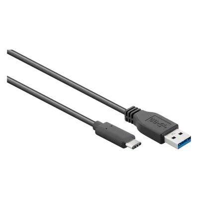 Immagine prodotto di Cavo USB 3.2 Gen 1, spina USB-A > spina USB-C (nero, 0,5 metri)