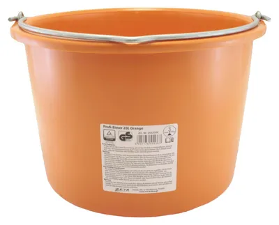 Produktbild von Baueimer HDPE kranbar Inhalt 20 Liter mit Nasenbügel