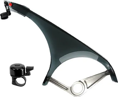 Produktbild von Hebie Chainguard 391 Fahrradkettenschutz 48 Zähne schwarz-transparent inkl. Fahrradklingel