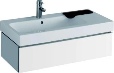 Produktbild von Keramag Waschbeckenunterschrank icon 89x24cm x47,7cm AlpIn Hochglanz, 840290000