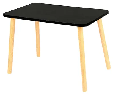Immagine prodotto di Tatami - Tavolino da salotto - Rettangolare - Legno - Stile moderno - 60×40×40 cm - Senza vano portaoggetti - Da montare - Nero