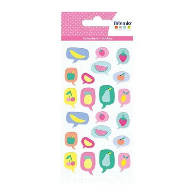 Produktbild von Aufkleber Puffies 3D Tutti Frutti Philacteres