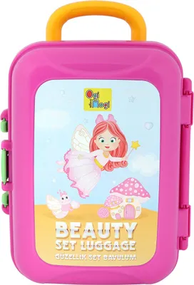 Produktbild von Ogi Mogi Toys Kinder Friseursalon Rollenspielset für Mädchen, Spiegel, Brille, Armbänder, Ringe, Bürsten, mit viel Zubehör, Spielzeug ab 3 Jahren
