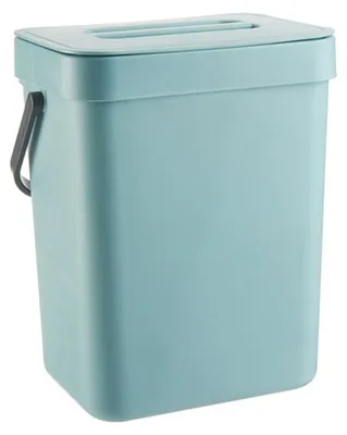 Productafbeelding van Kleine compostbak voor in de keuken, 3 liter, afvalbak voor het huishouden, aanrechtmodel met deksel voor composteren