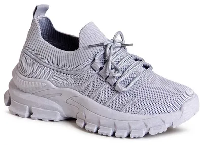 Produktbild von topschuhe24 3012 Damen Plateau Sneaker Glitzer Light Slipper, Farbe:Grau, Größe:40 EU