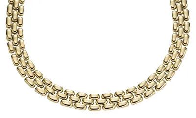 Produktbild von Fossil Halskette Damen Arden Watch Links Edelstahl Gold-Ton JF04783710