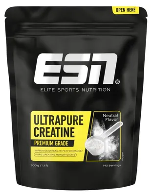 Produktbild von ESN Ultrapure Creatine Monohydrate, Pulver, Kreatin, 500 g