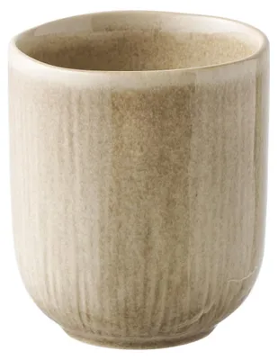 Image de Set de 4 tasses Viola en grès beige sans anse ø8x9,5 cm