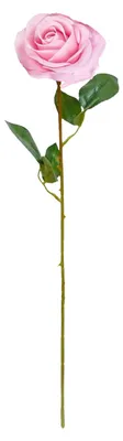 Produktbild von Künstliche Rose mit grünen Blättern, realistischer Seidenblumenzweig, künstliche Blüte, Dekoration für Zuhause, Büro, Hochzeit, Party, Tischdekoration