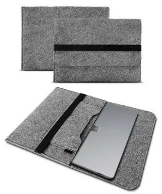 Produktbild von Schutzhülle für Microsoft Surface Pro 9 8 7 6 4 2017 X Tasche Tablet Filz HülleFarben:Grau