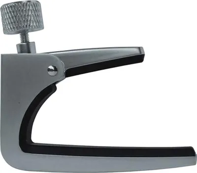 Immagine prodotto di Capotasto per chitarra Aroma AC-11 in lega di zinco per chitarre acustiche ed elettriche, unico colore argento