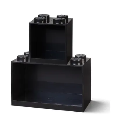 Obrázok produktu pre LEGO 41171733 Stavebnica LEGO BRICK SHELF, 2-dielna, čierna