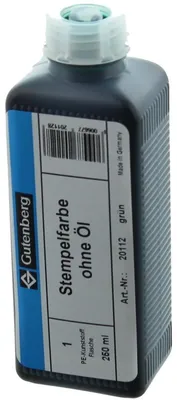 Produktbild von Stempelfarbe ohne Öl 250ml grün