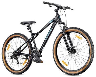 Produktbild von Mountainbike 27.5 Zoll MTB Shimano 21 Gänge Federung Scheibenbremsen Ständer Rahmen M 17 Zoll Verdant Shred schwarz