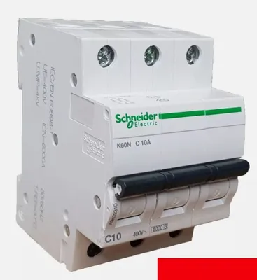Immagine prodotto di Interruttore miniaturizzato Schneider Electric A9K02310 K60N 3P-10A-C 400V