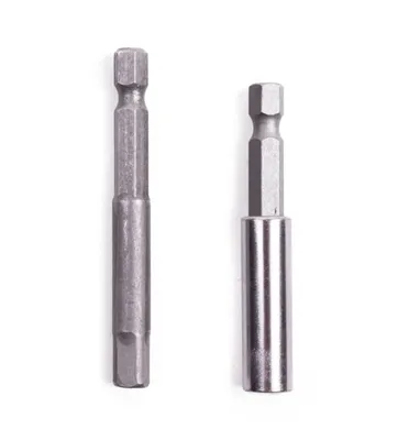 Produktbild von Bithalter Steckschlüssel Bit Adapter 4-kant auf 6-kant 1/4" 65mm 60mm Magnetisch