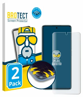 Produktbild von 2x BROTECT Fullscreen Schutzfolie für Xiaomi Redmi Note 15 Displayschutz Folie Fullcover Matt Entspiegelungsfolie