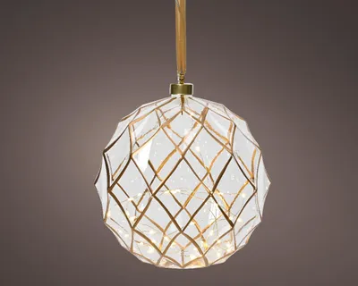 Immagine prodotto di Lumineo Micro LED bal lamp - ø20 cm - 40 LED lampjes - Wit
