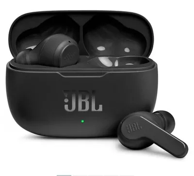 Obrázok produktu pre JBL Wave 200TWS, Bezdrôtový, 20 - 20000 Hz, Hovor / hudba, 48 g, Slúchadlá s mikrofónom, Čierna