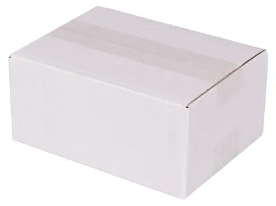 Produktbild von verpacking 75 Faltkartons 250 x 175 x 100 mm Weiß (Außenmaß 255 x 180 x 110 mm) KK 24 1-wellig Versandkarton für kleine Waren DHL Päckchen S DPD S GLS S Kartons