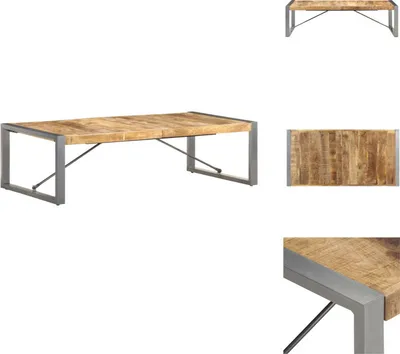 Obrázok produktu pre vidaXL Konferenčný stolík 140x70x40 cm Hrubé mangové drevo - Konferenčné stolíky