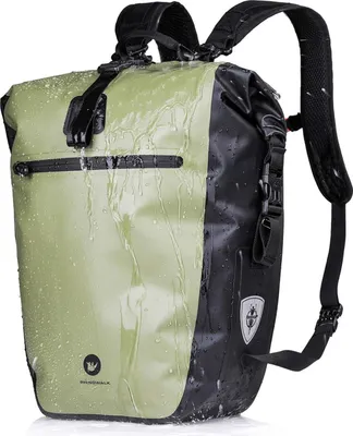 Produktbild von Fahrradtasche Gepäckträger 27-30L Wasserdicht Multifunktional Vorderrad Reisetasche Rucksack Umhängetasche