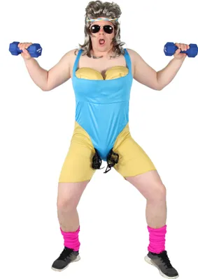 Produktbild von Workout Arobic Kostüm für Herren, Größe:XL