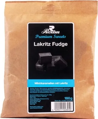 Produktbild von Rexim Premium Sweets Lakritz Fudge 180g