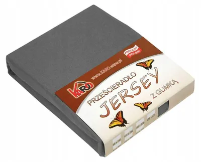 Obrázok produktu pre MATERACE Z GÓR Jersey Elastické prestieradlo 80x160 cm Antracitové