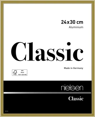 Produktbild von nielsen Aluminium Bilderrahmen Classic, 24x30 cm, Gold