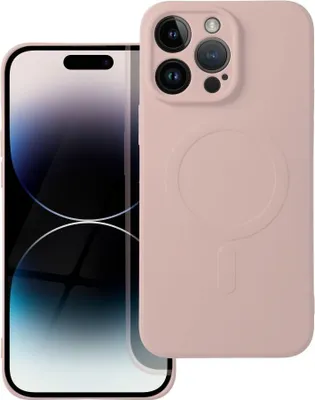 Obrázok produktu pre Puzdro vhodné pre iPhone 14 PRO MAX Silicone Mag Cover kompatibilné s MagSafe, ružové