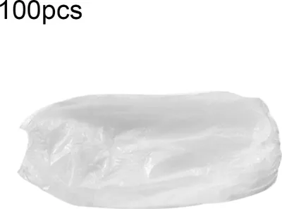 Produktbild von 100 pcs Protective wasserdichte Einweg -Plastikarmärmel Deckungen Abdeckungen-Weiß