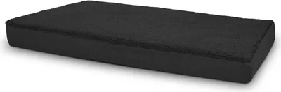 Zdjęcie produktu dla 100 x 65 x 10 cm ergonomiczna poduszka dla psa rozmiar L, kolor czarny